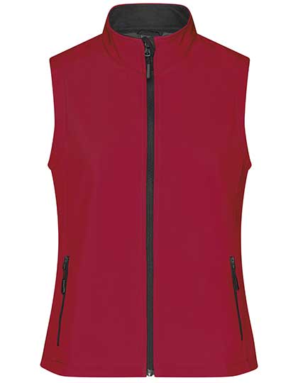 Ladies´ Promo Softshell Vest in Red, Größe XXL