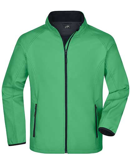 Men´s Promo Softshell Jacket in Green, Größe 3XL