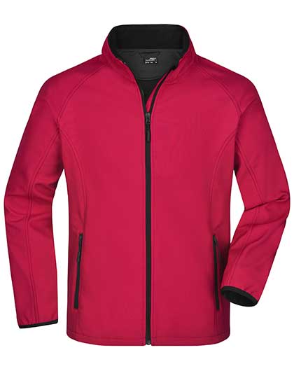 Men´s Promo Softshell Jacket in Red, Größe 3XL