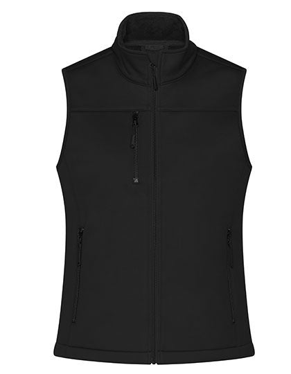 Ladies´ Softshell Vest in Black, Größe XXL