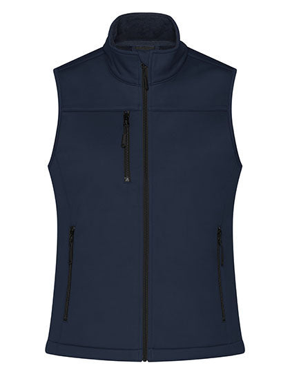 Ladies´ Softshell Vest in Navy, Größe XXL