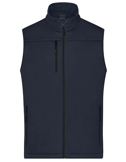 Men´s Softshell Vest in Navy, Größe 3XL