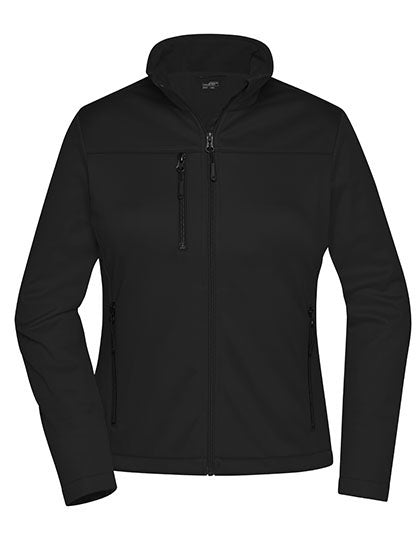 Ladies´ Softshell Jacket in Black, Größe XXL