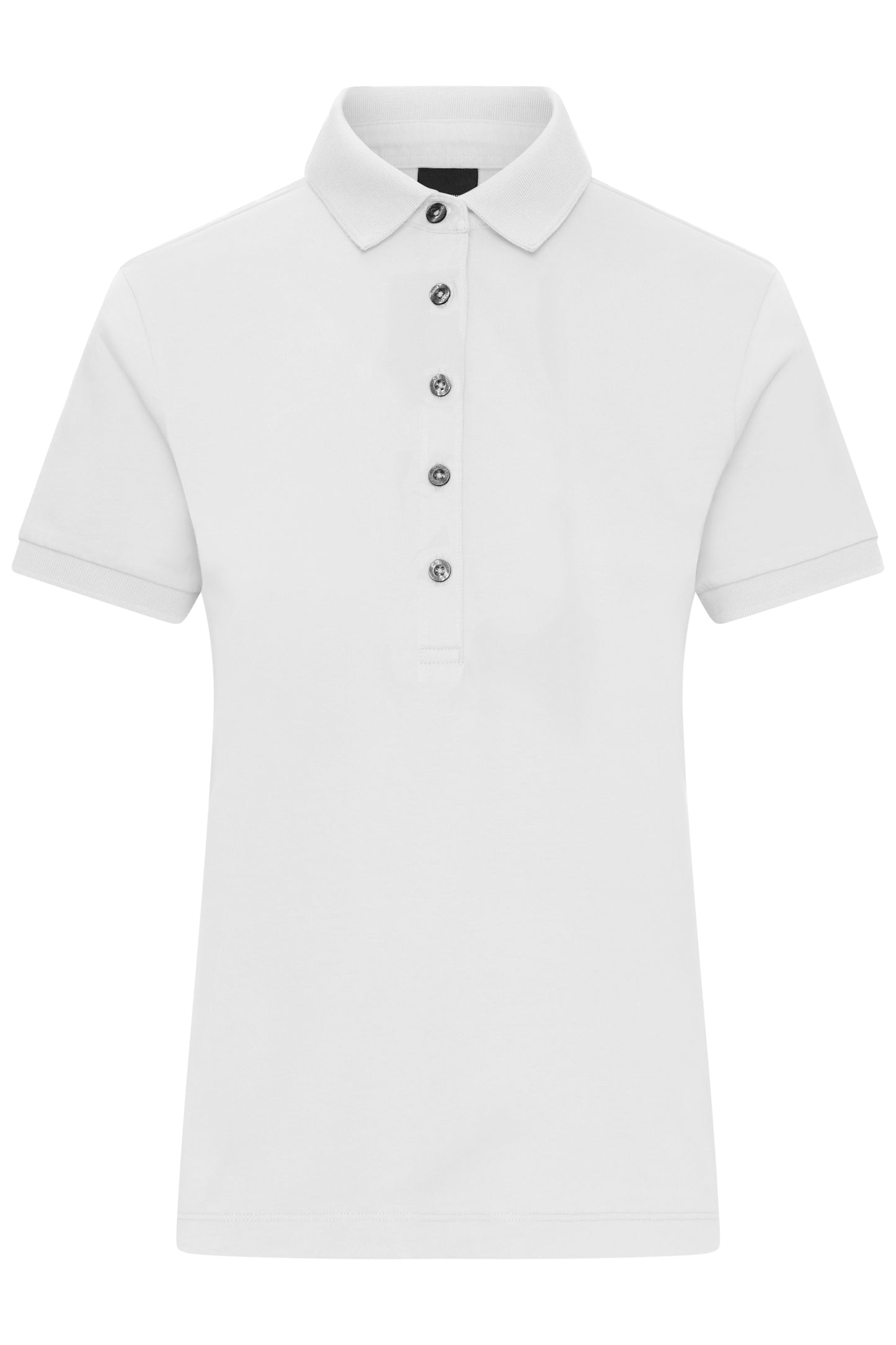 Ladies´ Mercerised Polo in White, Größe XXL