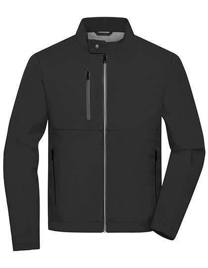Men´s Softshell Jacket in Black, Größe 3XL