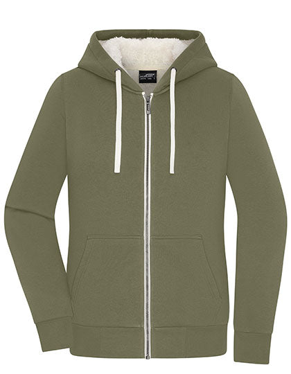 Ladies´ Doubleface Jacket in Olive, Größe XXL