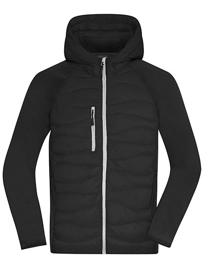 Men´s Hybrid Jacket in Black, Größe 3XL