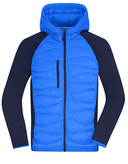 Men´s Hybrid Jacket in Blue, Größe 3XL