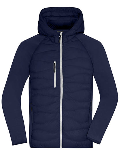 Men´s Hybrid Jacket in Navy, Größe 3XL