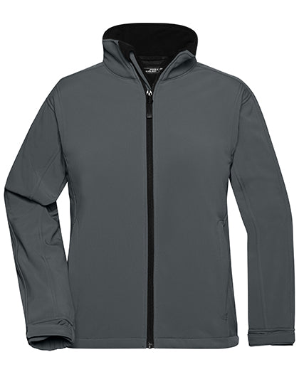 Ladies´ Softshell Jacket in Carbon, Größe XXL