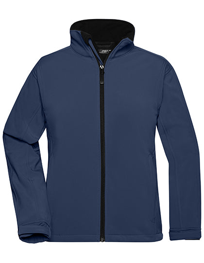 Ladies´ Softshell Jacket in Navy, Größe XXL