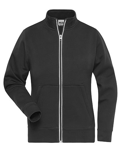 Ladies´ Doubleface Work Jacket -SOLID- in Black, Größe 4XL