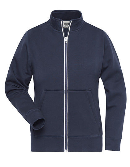 Ladies´ Doubleface Work Jacket -SOLID- in Navy, Größe 4XL