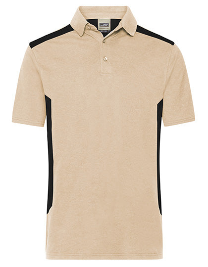 Men´s Workwear Polo -STRONG- in Stone, Größe 6XL