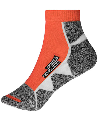 Sport Sneaker Socks in Bright Orange, Größe 45-47