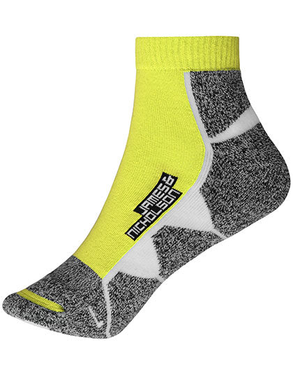 Sport Sneaker Socks in Bright Yellow, Größe 45-47