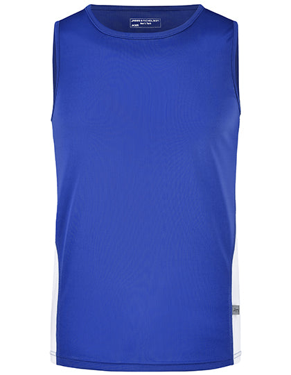 Men´s Running Tank in Royal, Größe 3XL