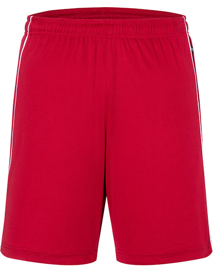 Basic Team Shorts in Red, Größe XXL