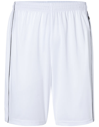 Basic Team Shorts in White, Größe XXL