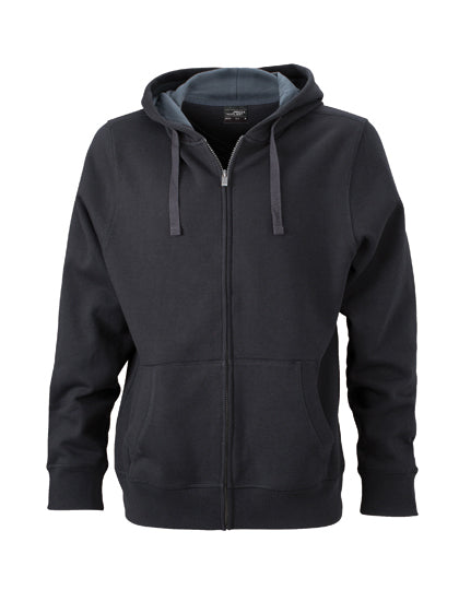 Men´s Hooded Jacket in Black, Größe 3XL