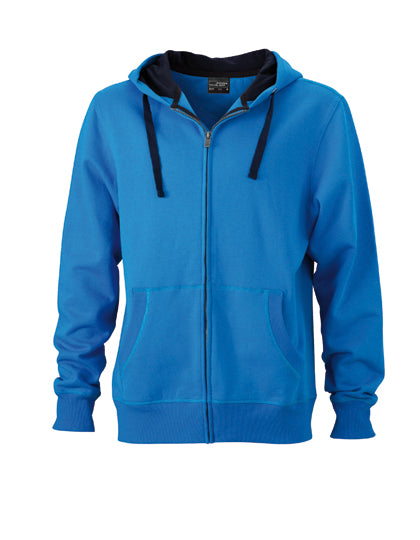 Men´s Hooded Jacket in Cobalt, Größe 3XL