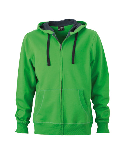 Men´s Hooded Jacket in Green, Größe 3XL