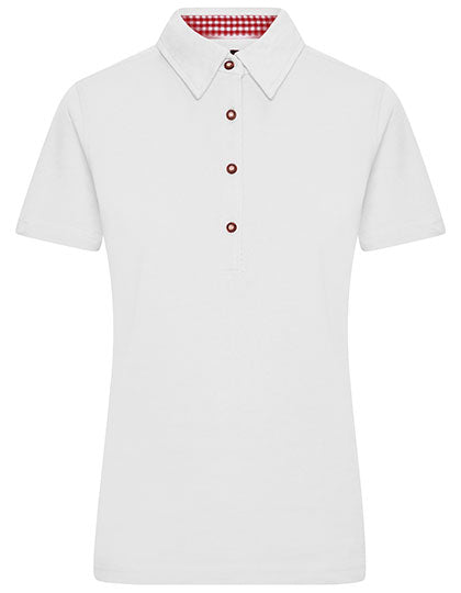 Ladies´ Traditional Polo in White, Größe XXL