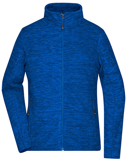 Ladies´ Fleece Jacket in Royal Melange, Größe XXL