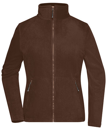 Ladies´ Fleece Jacket in Brown, Größe 3XL