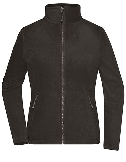 Ladies´ Fleece Jacket in Dark Grey (Solid), Größe 3XL