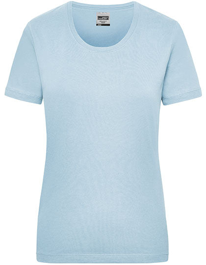 Ladies´ Workwear-T in Light Blue, Größe XXL
