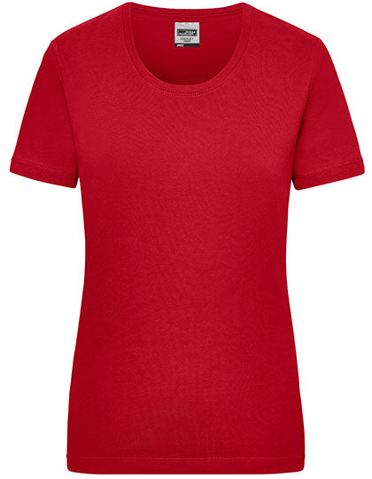 Ladies´ Workwear-T in Red, Größe XXL