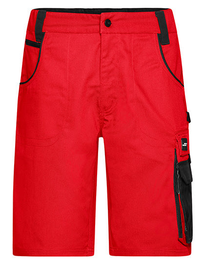 Workwear Bermudas -STRONG- in Red, Größe 62