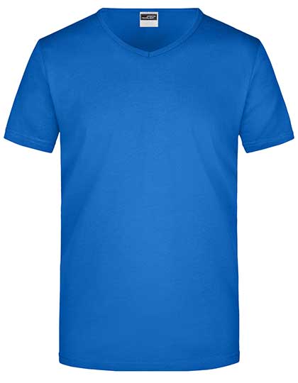 Men´s Slim Fit V-T in Cobalt, Größe XXL