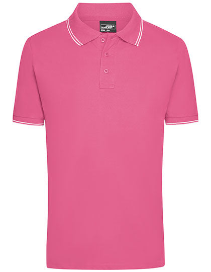 Men´s Polo in Pink, Größe 3XL