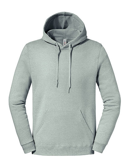 Eco® Premium Blend Hooded Sweatshirt in Frost Grey Heather, Größe 3XL