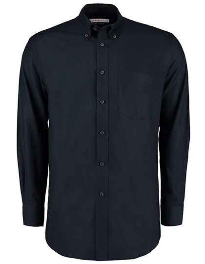 Men´s Classic Fit Workwear Oxford Shirt Long Sleeve in French Navy, Größe 58/59 (7XL/23)
