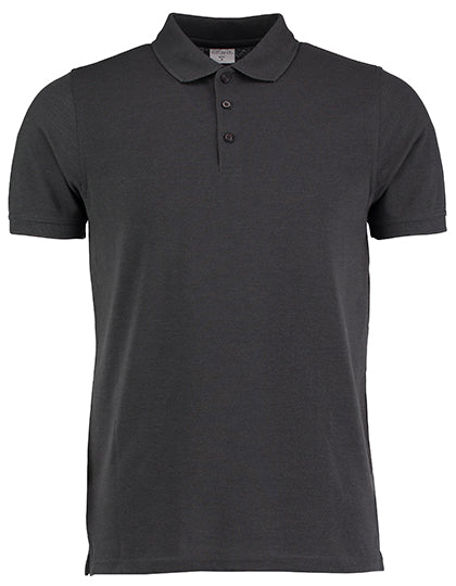 Slim Fit Heavy Weight Klassic Superwash® 60° Polo in Graphite (Solid), Größe XXL