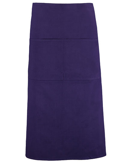 Long Superwash® 60º Bar Apron Unisex in Purple, Größe 89 x 79 cm