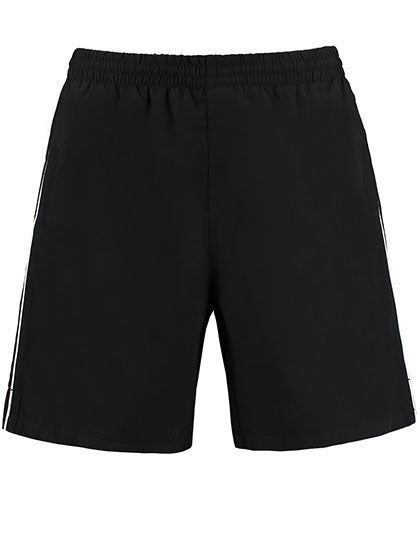 Classic Fit Track Short in Black, Größe XXL