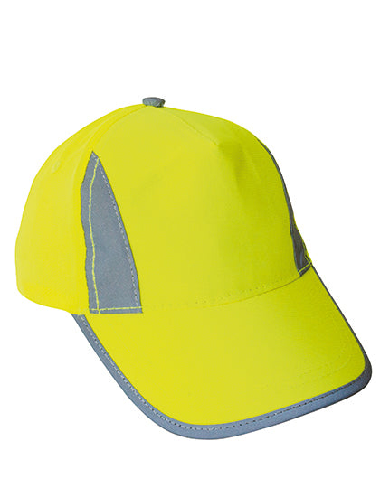 Kids´ Premium Hi-Vis Cap Nice in Signal Yellow, Größe One Size