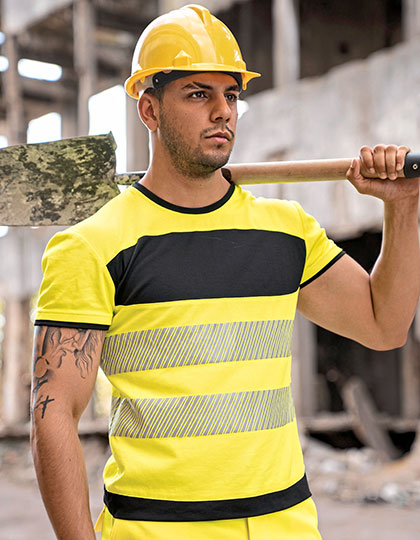 EOS Hi-Vis Workwear T-Shirt With Printing Area