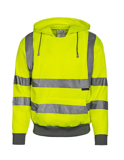 Hi-Vis Workwear Hoody Cork in Signal Yellow, Größe 3XL