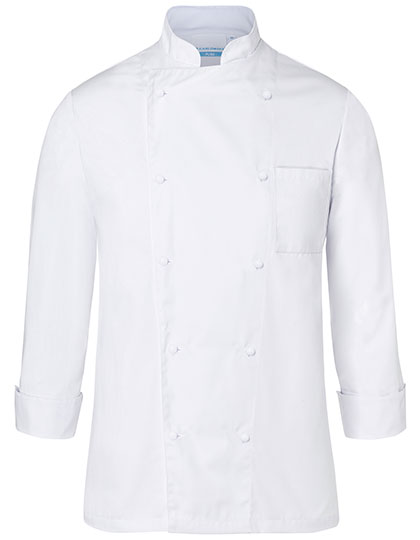 Kochjacke Basic in White, Größe 5XL