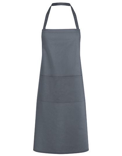 Latzschürze Denmark in Anthracite (ca. Pantone 7540C), Größe 75 x 95 cm