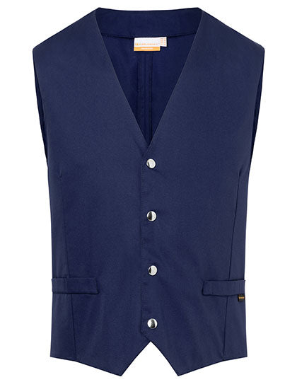 Herrenweste Kai in Navy (ca. Pantone 533C), Größe 64