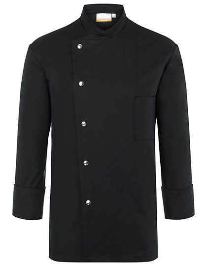 Kochjacke Lars in Black (ca. Pantone 419C), Größe 74