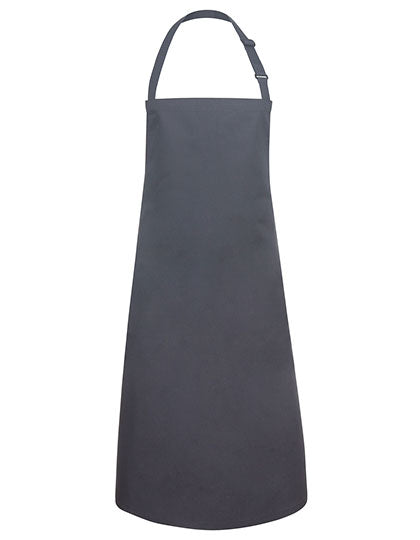 Latzschürze Basic mit Schnalle in Anthracite (ca. Pantone 7540C), Größe 75 x 90 cm