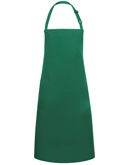 Latzschürze Basic mit Schnalle in Forest Green (ca. Pantone 554C), Größe 75 x 90 cm