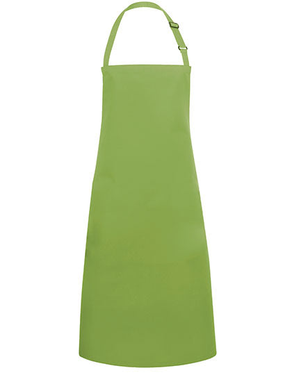 Latzschürze Basic mit Schnalle in Lime (ca. Pantone 4212C), Größe 75 x 90 cm